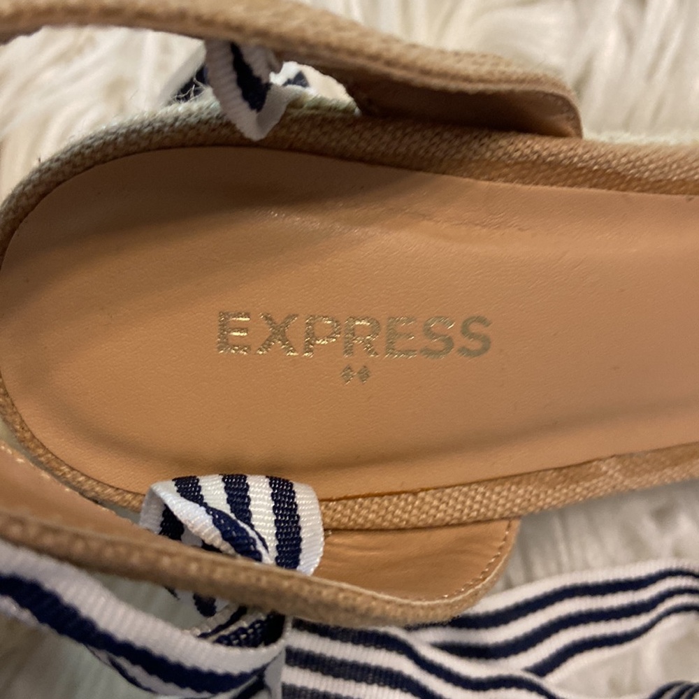 EXPRESS Shoes size 6 brand new with tags color tan see all photos - Picture 11 of 12